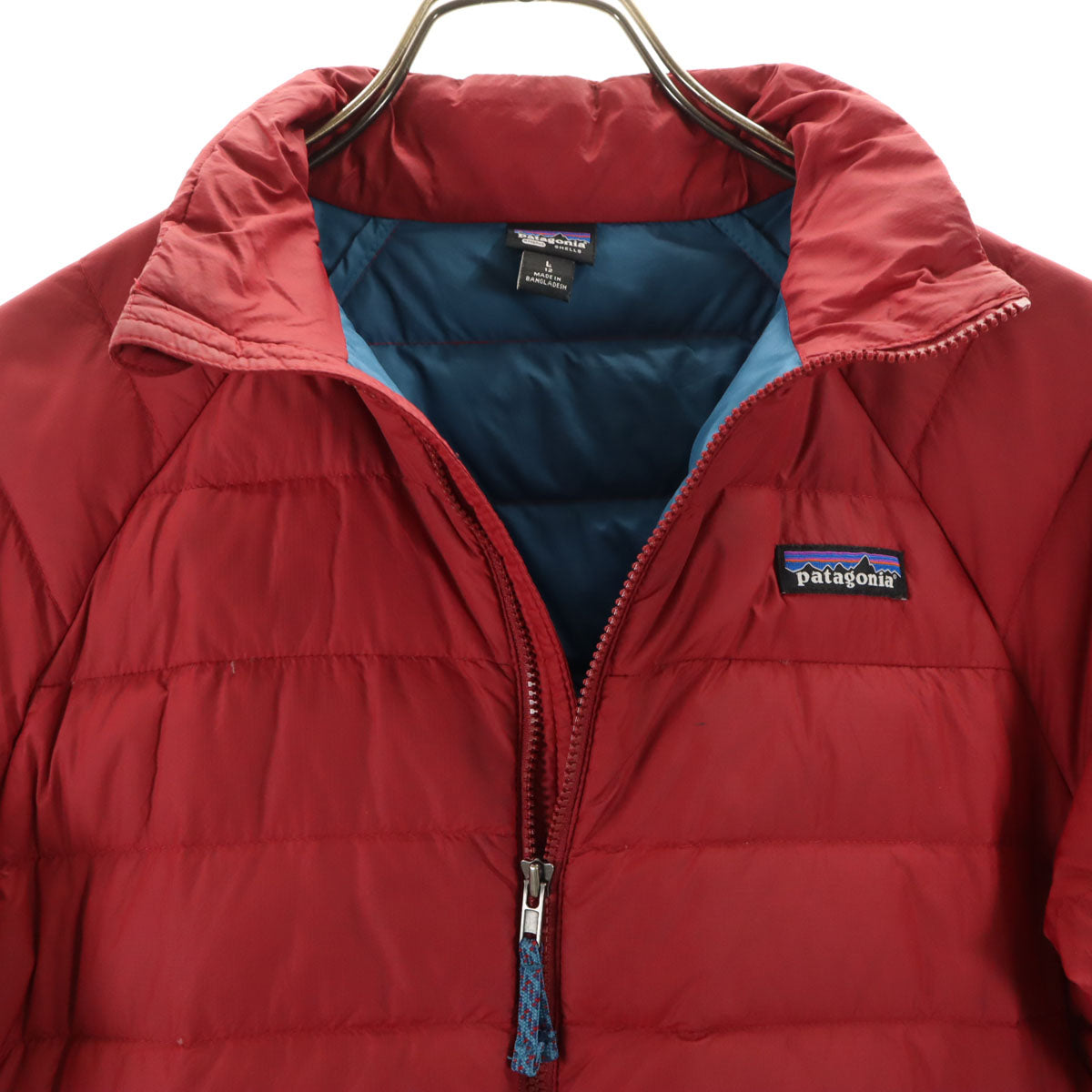 patagonia パタゴニア ダウンジャケット L 12 レッド 68625FA22 アウトドア ポケッタブル キッズ