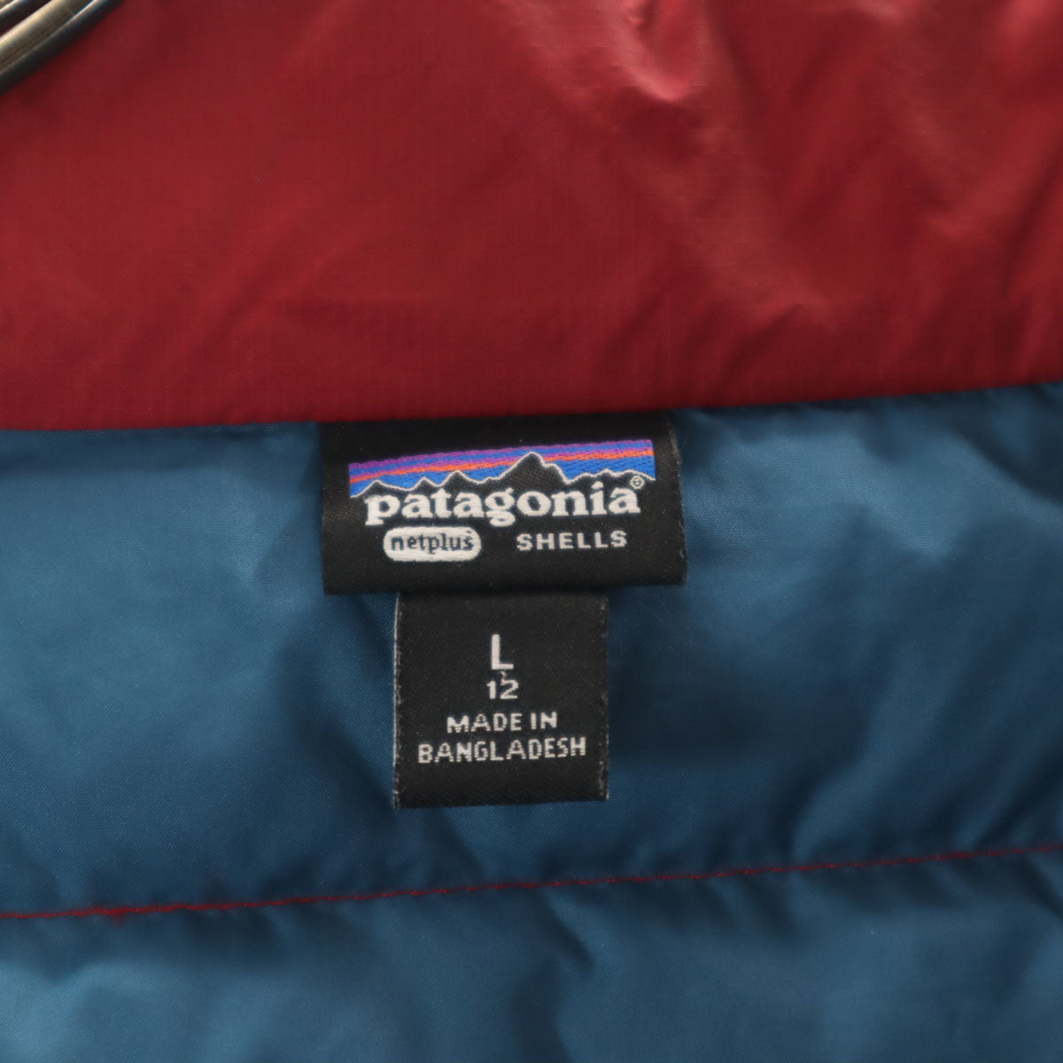 patagonia パタゴニア ダウンジャケット L 12 レッド 68625FA22 アウトドア ポケッタブル キッズ