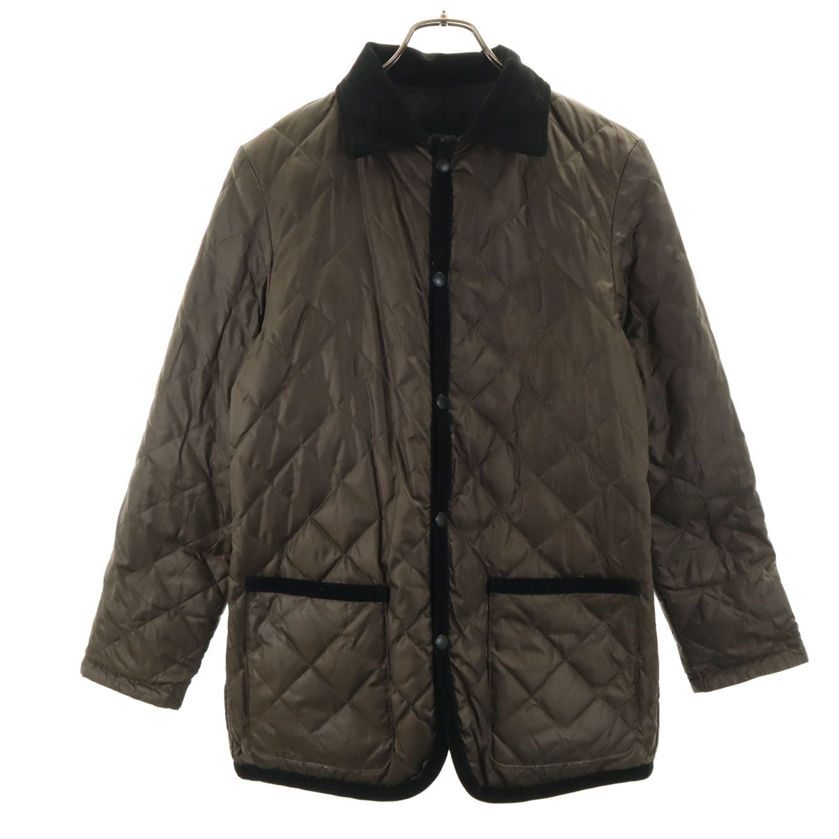 MACKINTOSH PHILOSOPHY マッキントッシュフィロソフィー リバーシブル キルティング ダウンジャケット 36 ブラック レディース