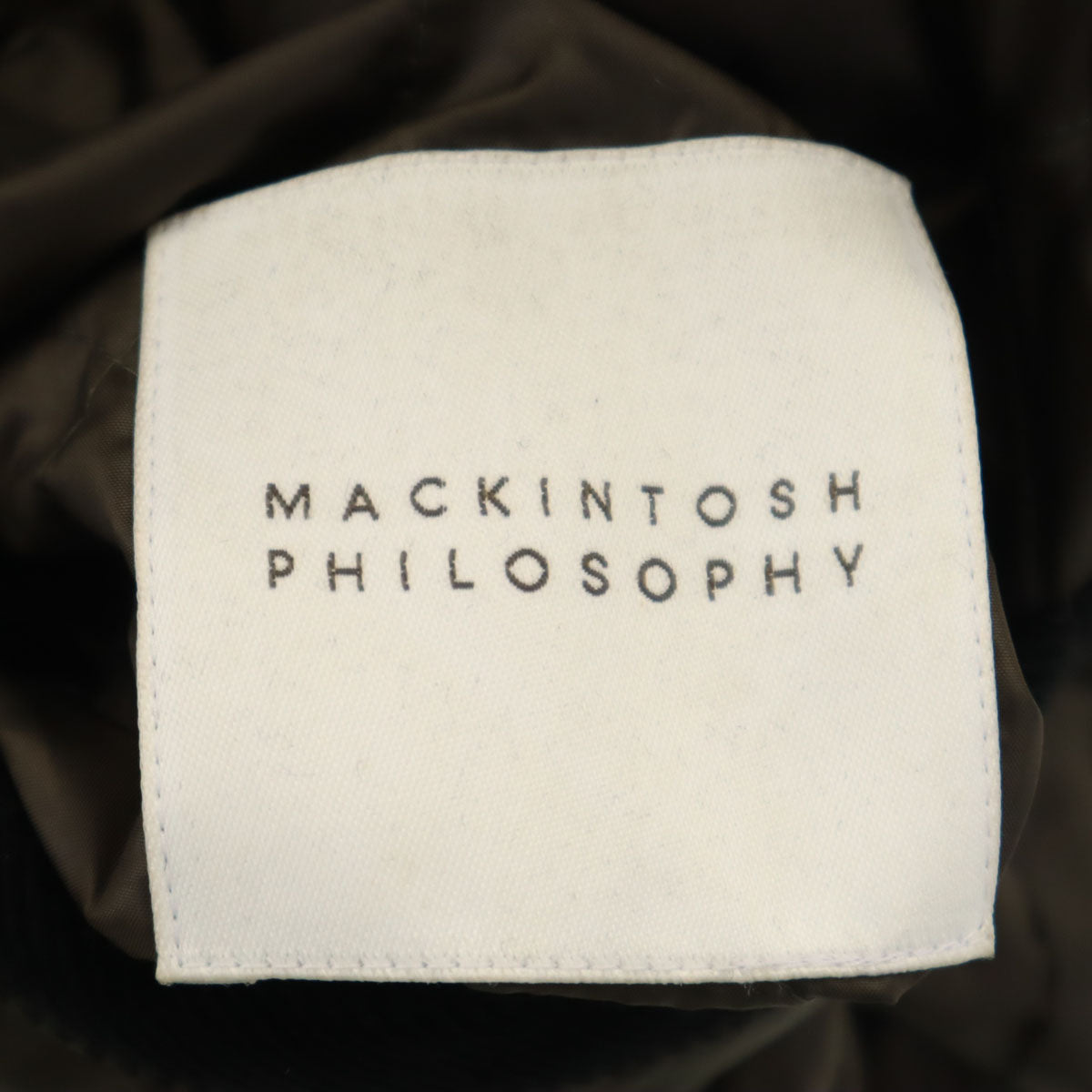 MACKINTOSH PHILOSOPHY マッキントッシュフィロソフィー リバーシブル キルティング ダウンジャケット 36 ブラック レディース