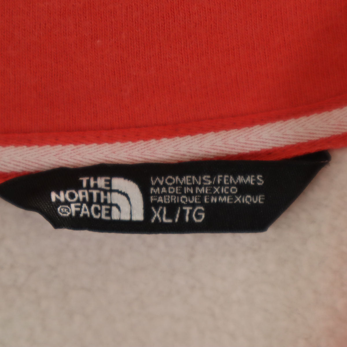 THE NORTH FACE ノースフェイス 長袖 スウェットパーカー XL ホワイト系 プルオーバー 裏起毛 レディース