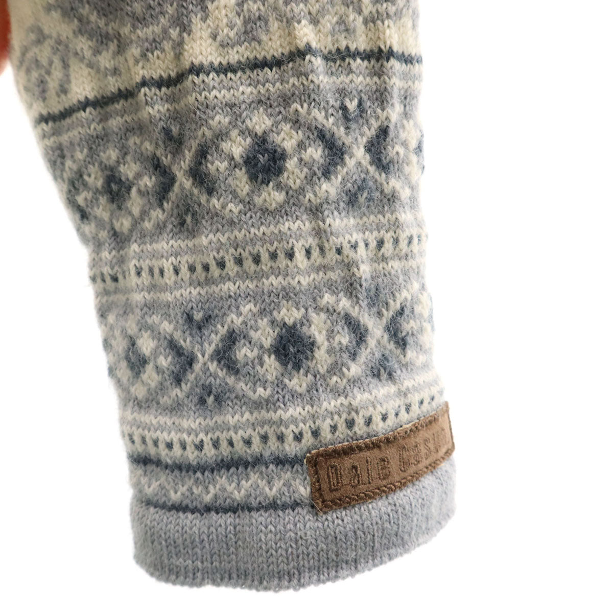 DALE OF NORWAY 90s オールド ノルディック柄 長袖 ニットカーディガン S アイボリー系 レディース