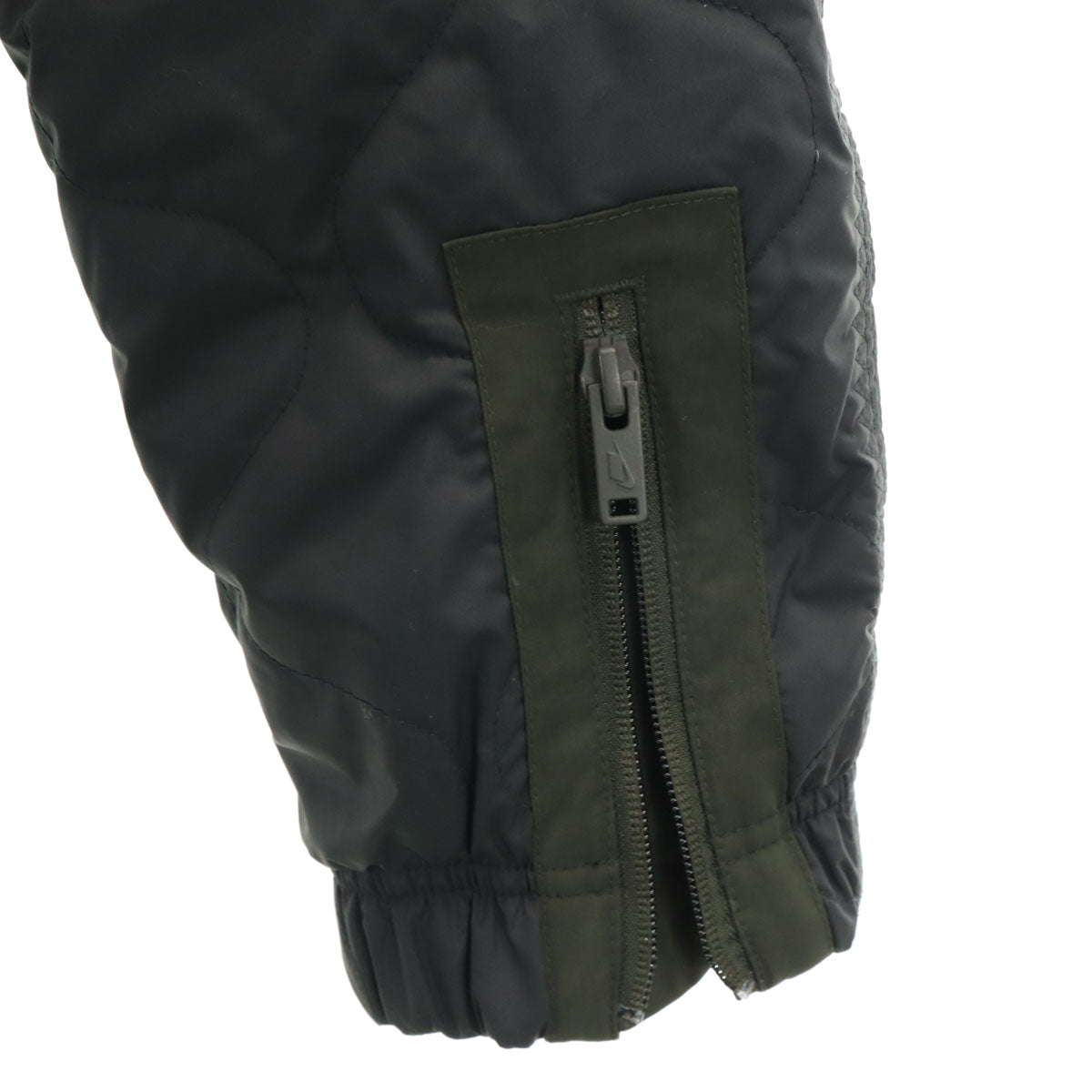 NIKE ナイキ ボア切替 キルティングジャケット S ブラック メンズ