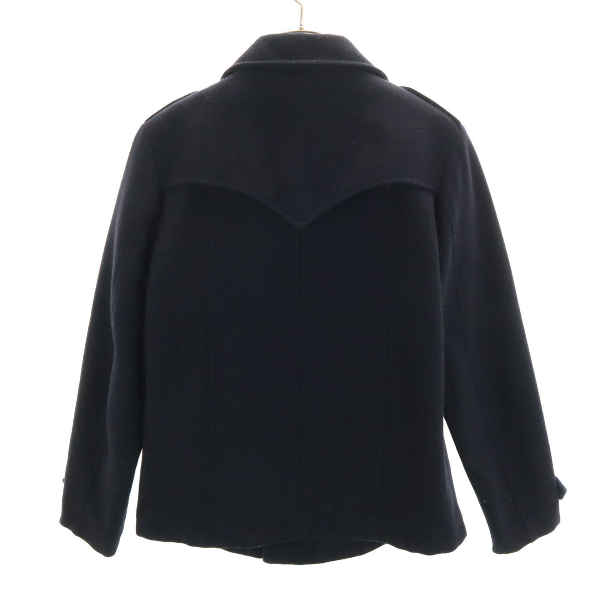 URBAN RESEARCH アーバンリサーチ 日本製 ダブルブレスト ウールコート M ネイビー メンズ