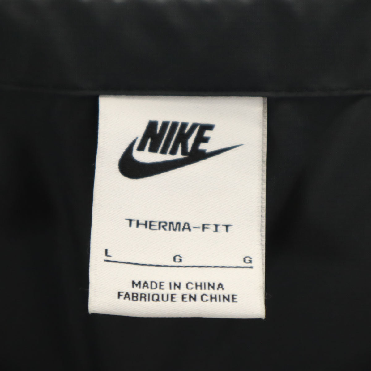 NIKE ナイキ ダウンベスト L ブラック メンズ