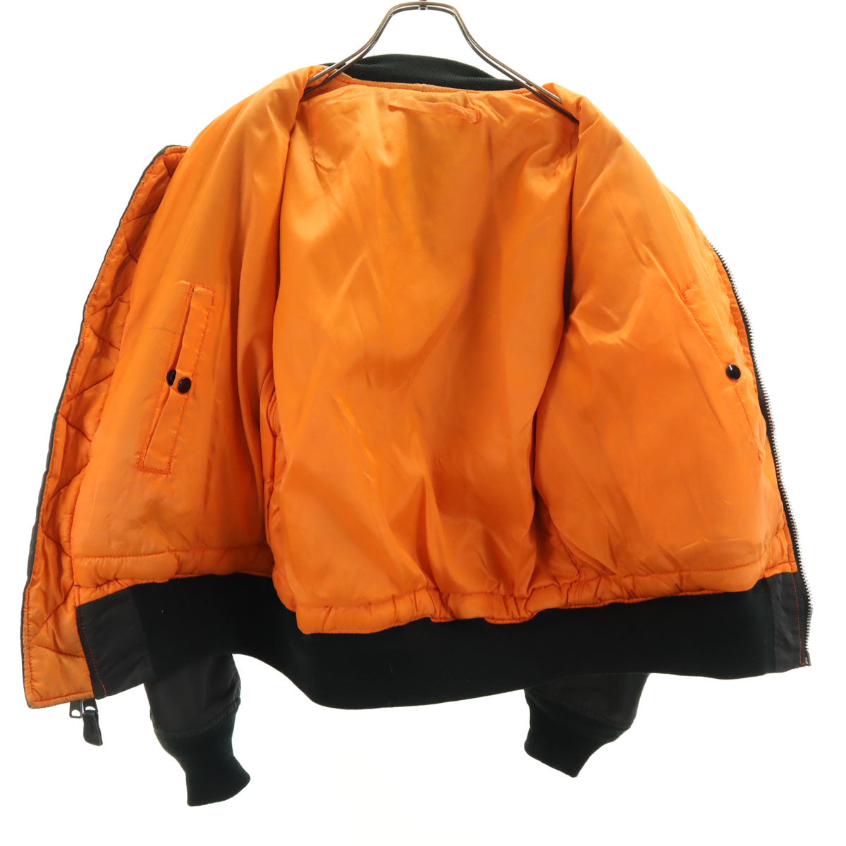 GREENBRIER IND グリーンブライヤー USA製 MA-1 フライトジャケット M ブラック ミリタリー メンズ