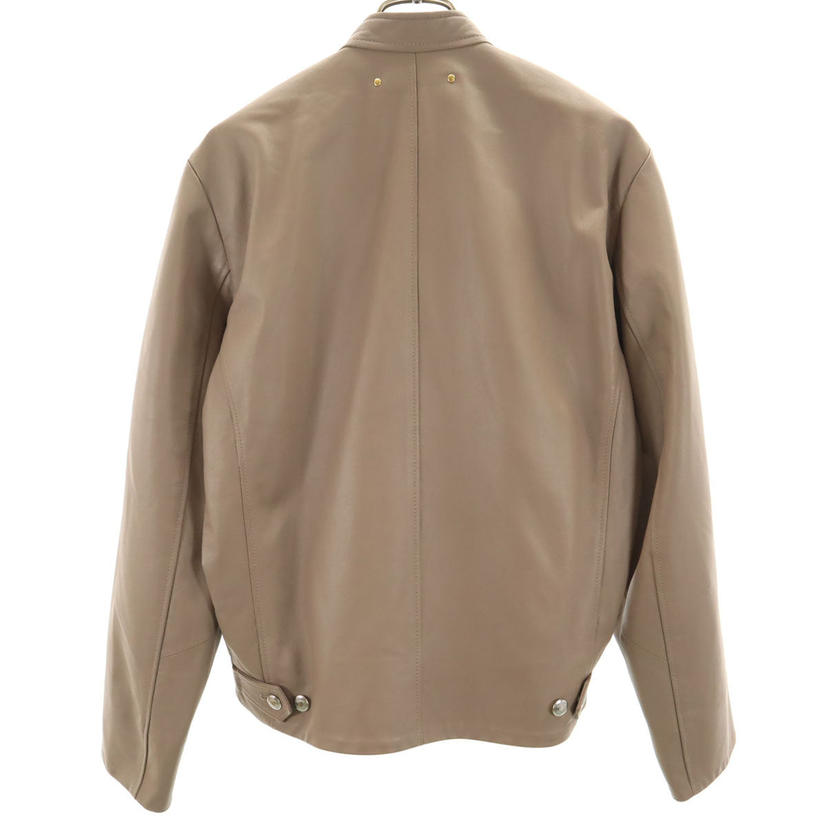 Paul Smith ポールスミス 羊革 ラムレザー ボンバー ジャケット M アッシュブラウン メンズ