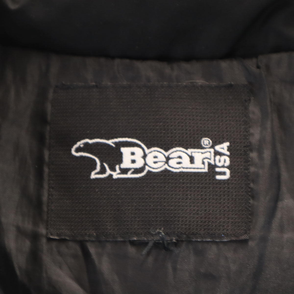 Bear ベアー ダウンジャケット ブラック メンズ