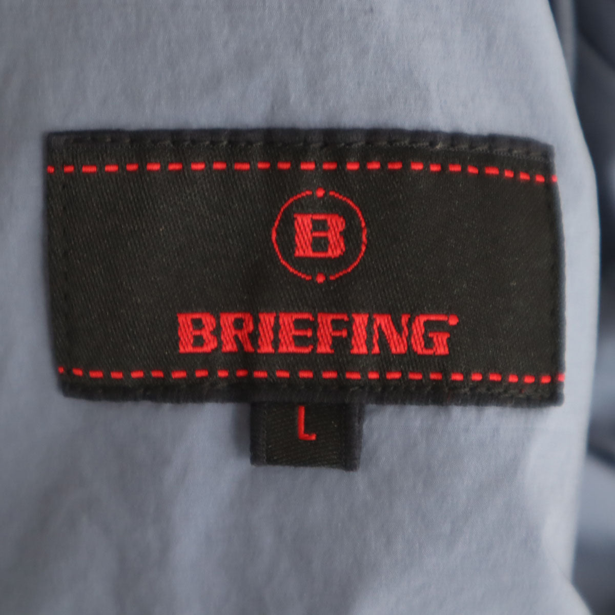 美品 BRIEFING ブリーフィング ゴルフ 中綿ジャケット L ブルー系 メンズ