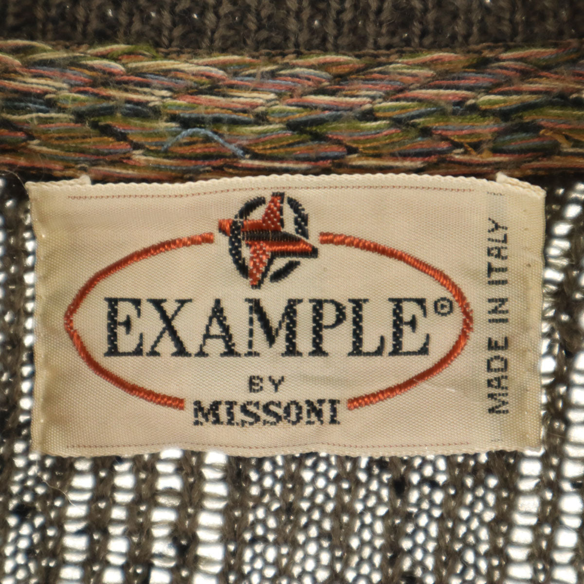 EXAMPLEbyMISSONI エグザンプル バイ ミッソーニ 90s イタリア製 長袖 ニット 42 ブラウン系 セーター レディース