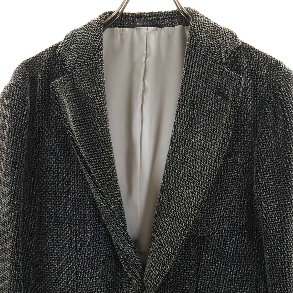 GIORGIO ARMANI ジョルジオアルマーニ イタリア製 テーラードジャケット 46 ブラック系 メンズ