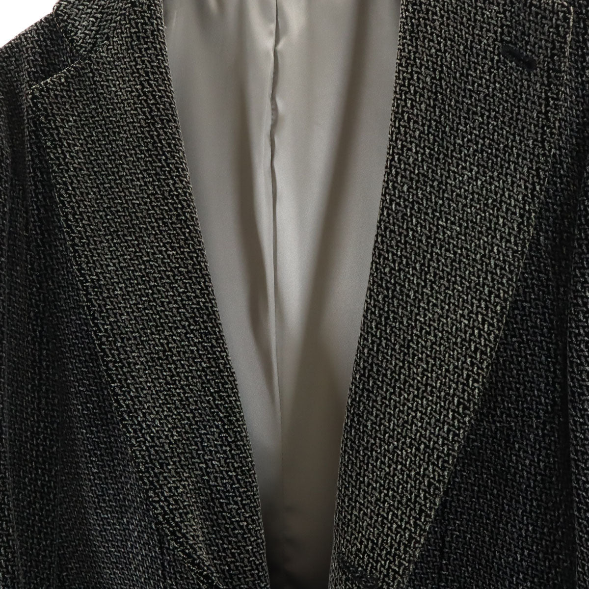 GIORGIO ARMANI ジョルジオアルマーニ イタリア製 テーラードジャケット 46 ブラック系 メンズ