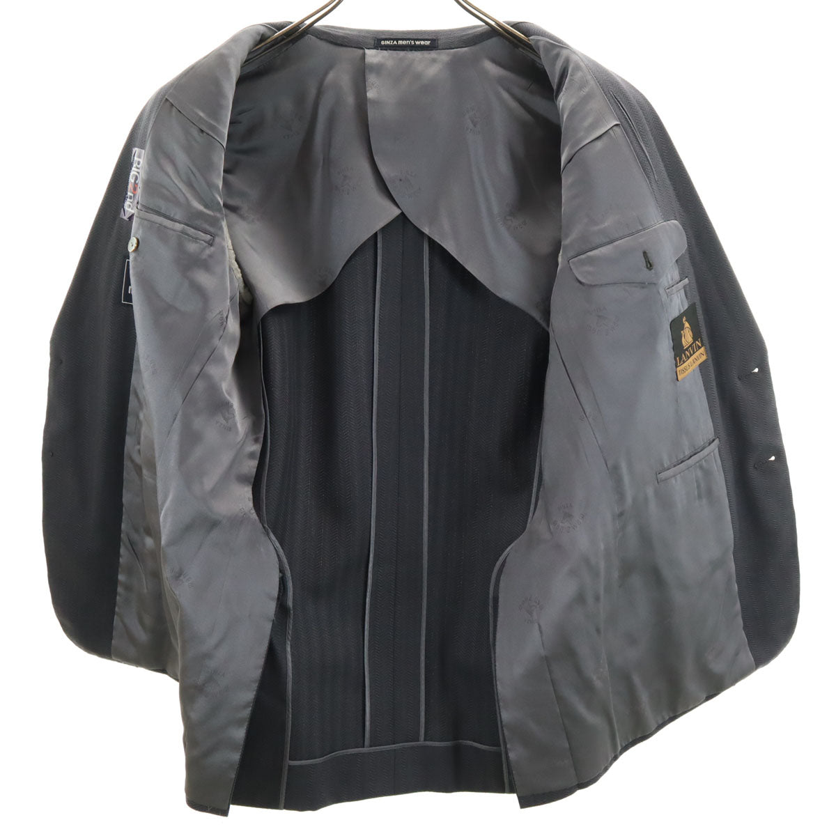 TISSUS LANVIN ティス ランバン 90s オールド テーラードジャケット グレー系 メンズ