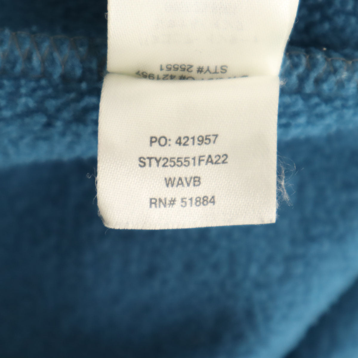 美品 patagonia パタゴニア シンチラ スナップT フリースジャケット L ブルー系 STY25551 アウトドア メンズ