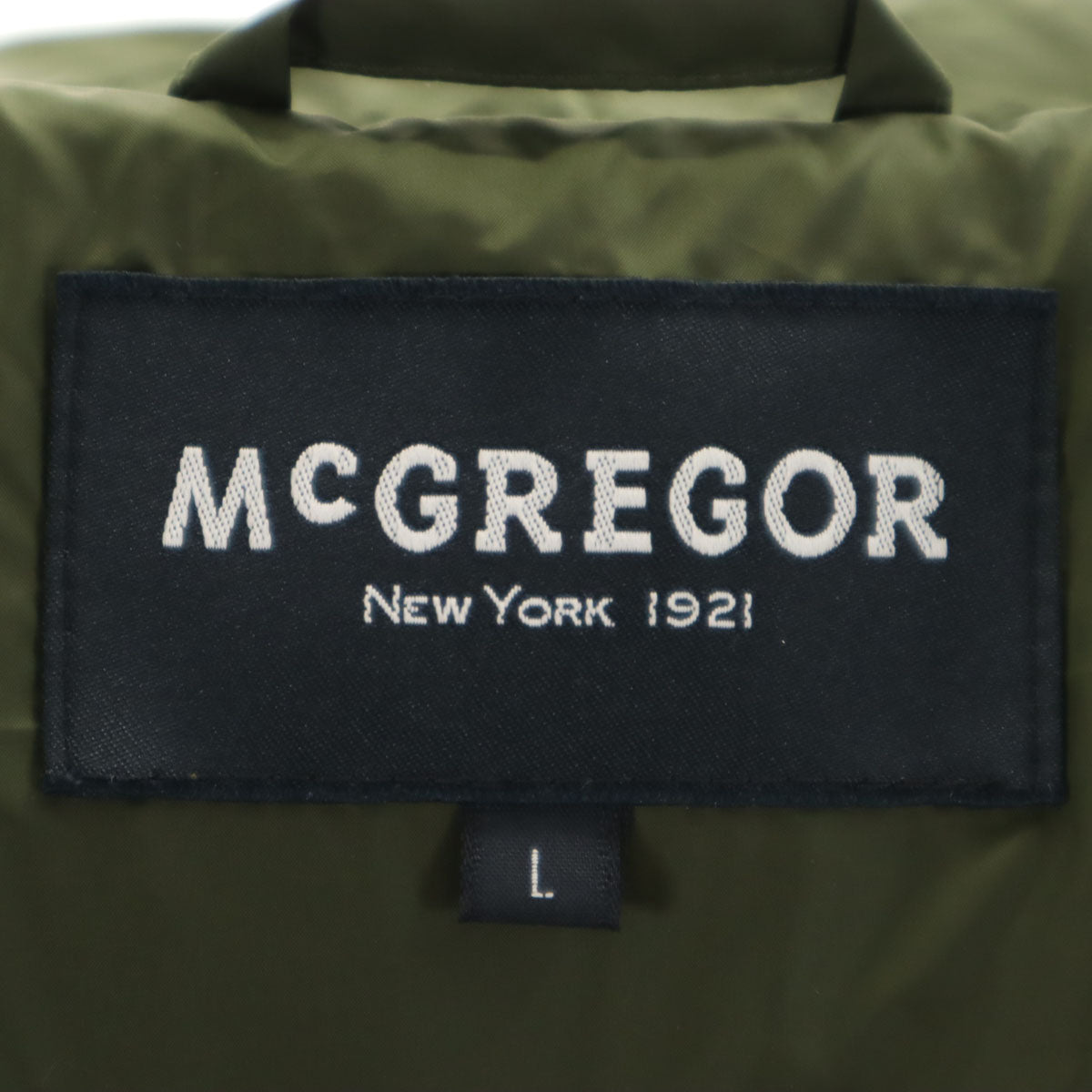 未使用 McGregor マックレガー ダウンジャケット L カーキ メンズ