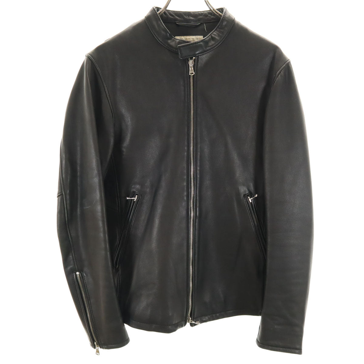 BEAUTY&YOUTH ビューティーアンドユース レザージャケット L ブラック UNITED ARROWS メンズ