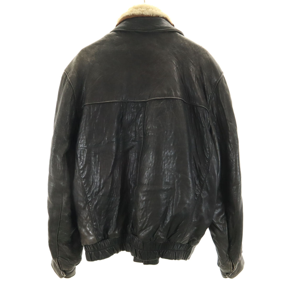 BILERMAIN 80s 90s オールド レザージャケット 42 ブラック メンズ
