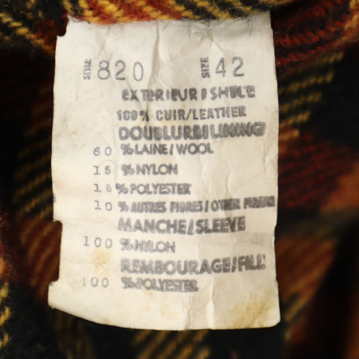 BILERMAIN 80s 90s オールド レザージャケット 42 ブラック メンズ