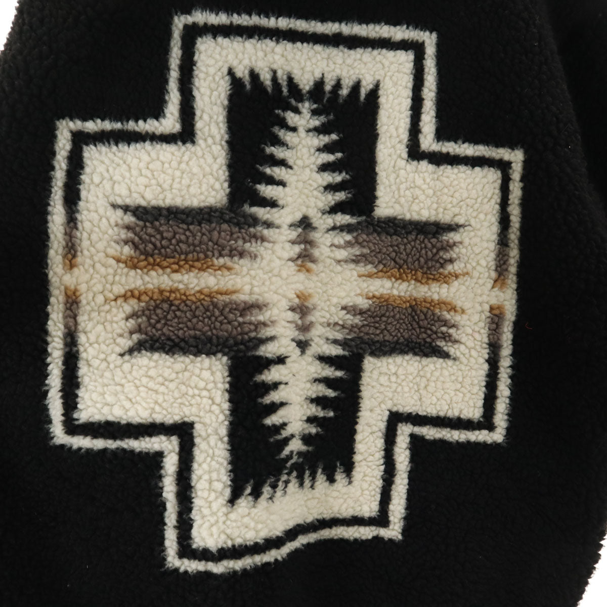 PENDLETON ペンドルトン ハーフジップ フリースジャケット L ブラック プルオーバー メンズ