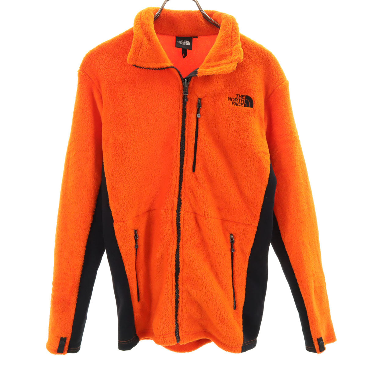 美品 THE NORTH FACE ノースフェイス バーサミッド フリースジャケット L オレンジ NA61206 アウトドア POLARTEC メンズ