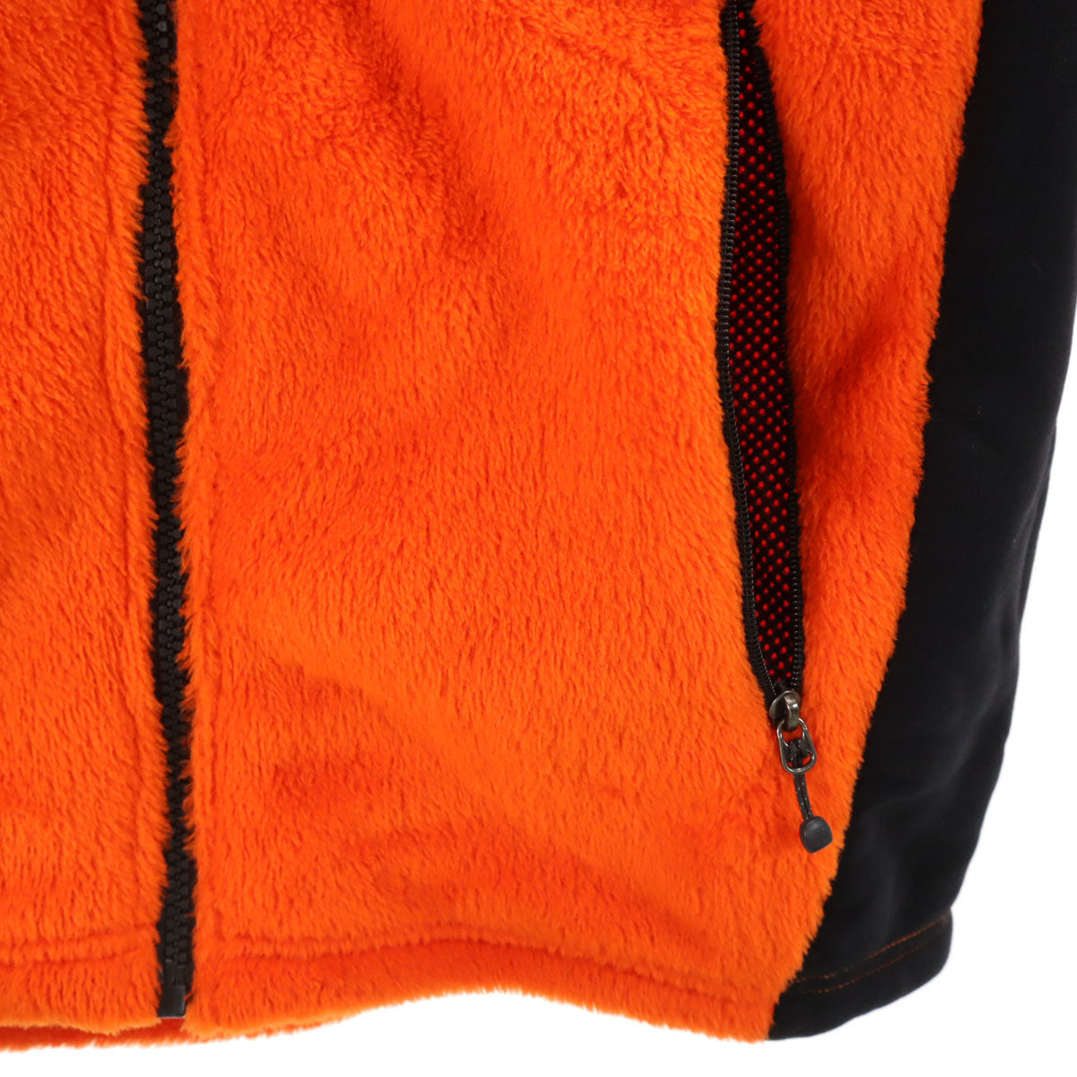美品 THE NORTH FACE ノースフェイス バーサミッド フリースジャケット L オレンジ NA61206 アウトドア POLARTEC メンズ
