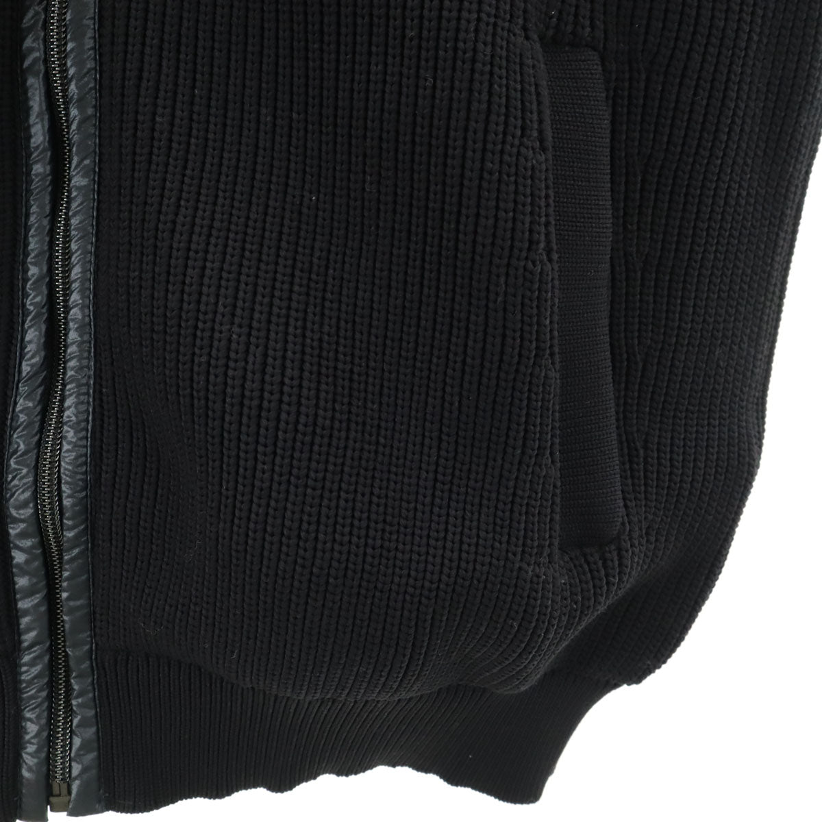 美品 LANVIN SPORT ランバンスポール ニットベスト 40 ブラック メンズ