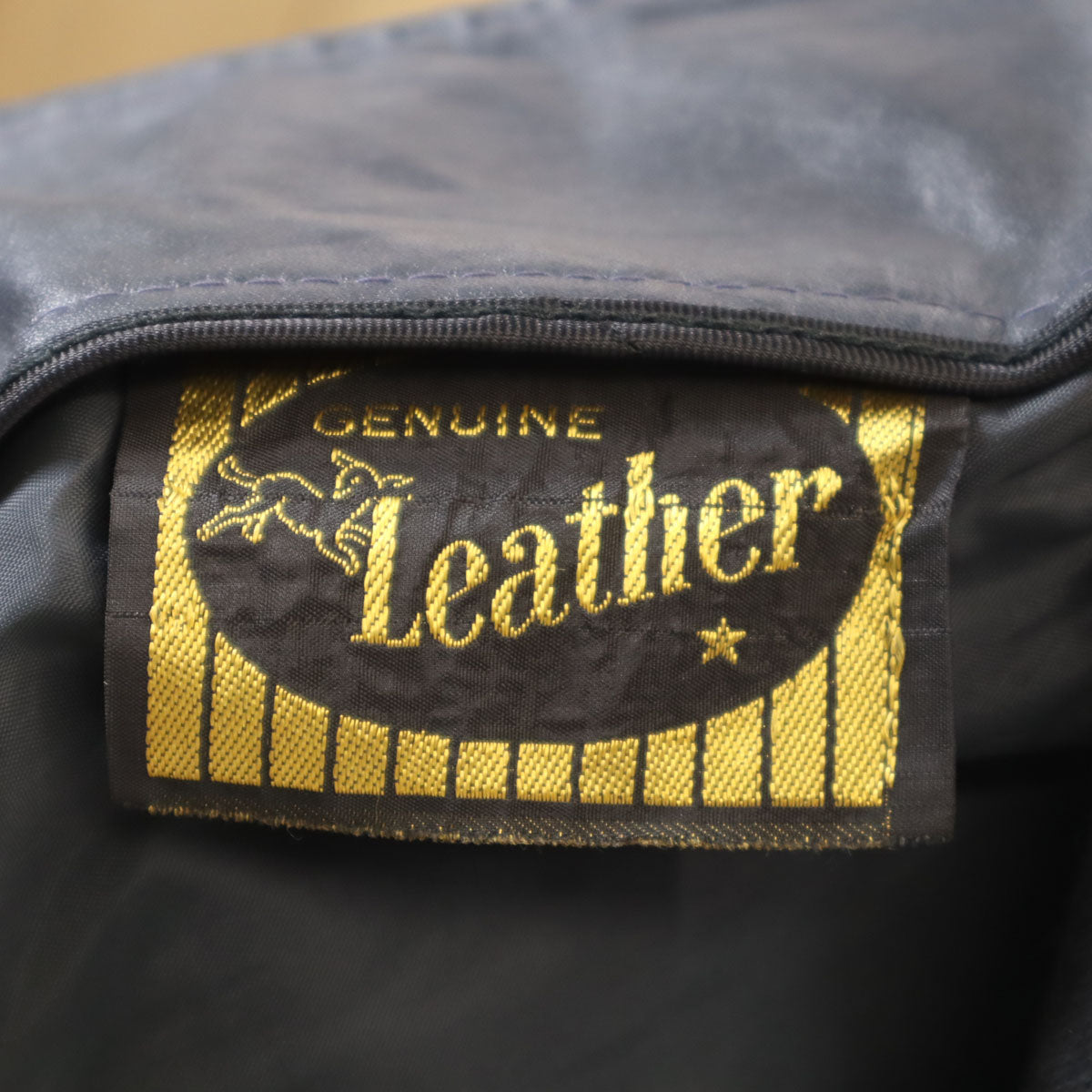 ドンベリーニ 本革レザー ピーコート 42 ネイビー ライナー付き メンズ