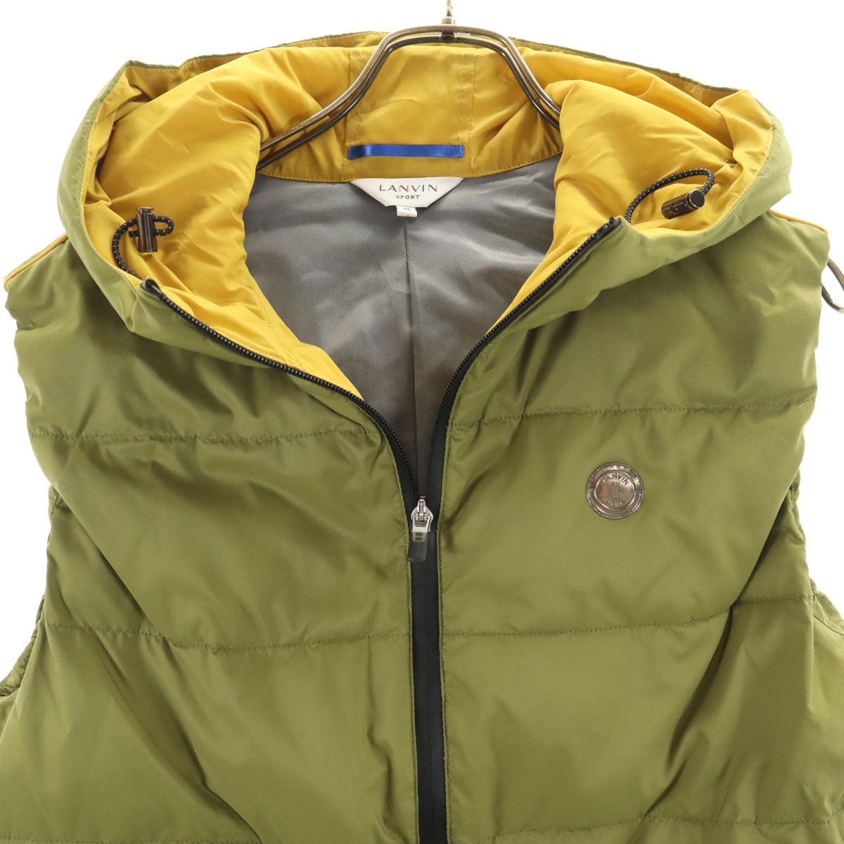 LANVIN SPORT ランバンスポール 中綿ベスト 40 オリーブ系 レディース