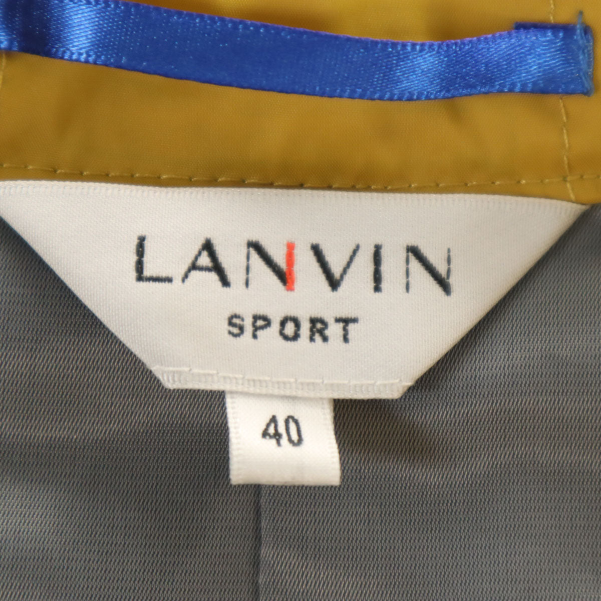LANVIN SPORT ランバンスポール 中綿ベスト 40 オリーブ系 レディース