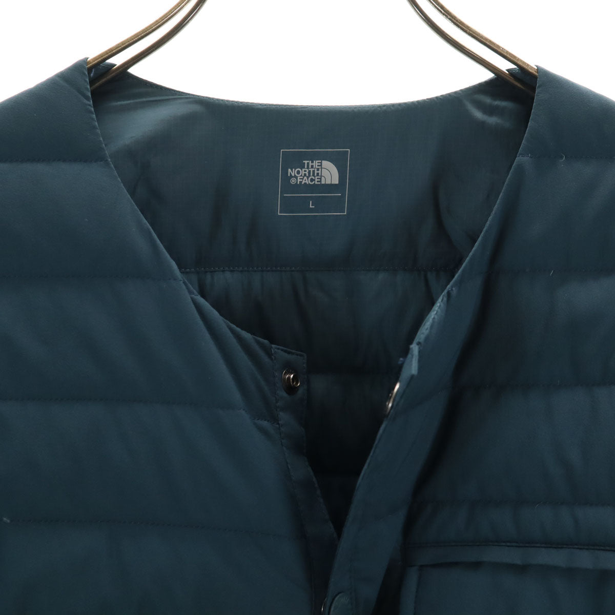 THE NORTH FACE ノースフェイス 長袖 光電子ダウン ウインドストッパーゼファーシェル カーディガン L ネイビー系 ND91861 アウトドア メンズ