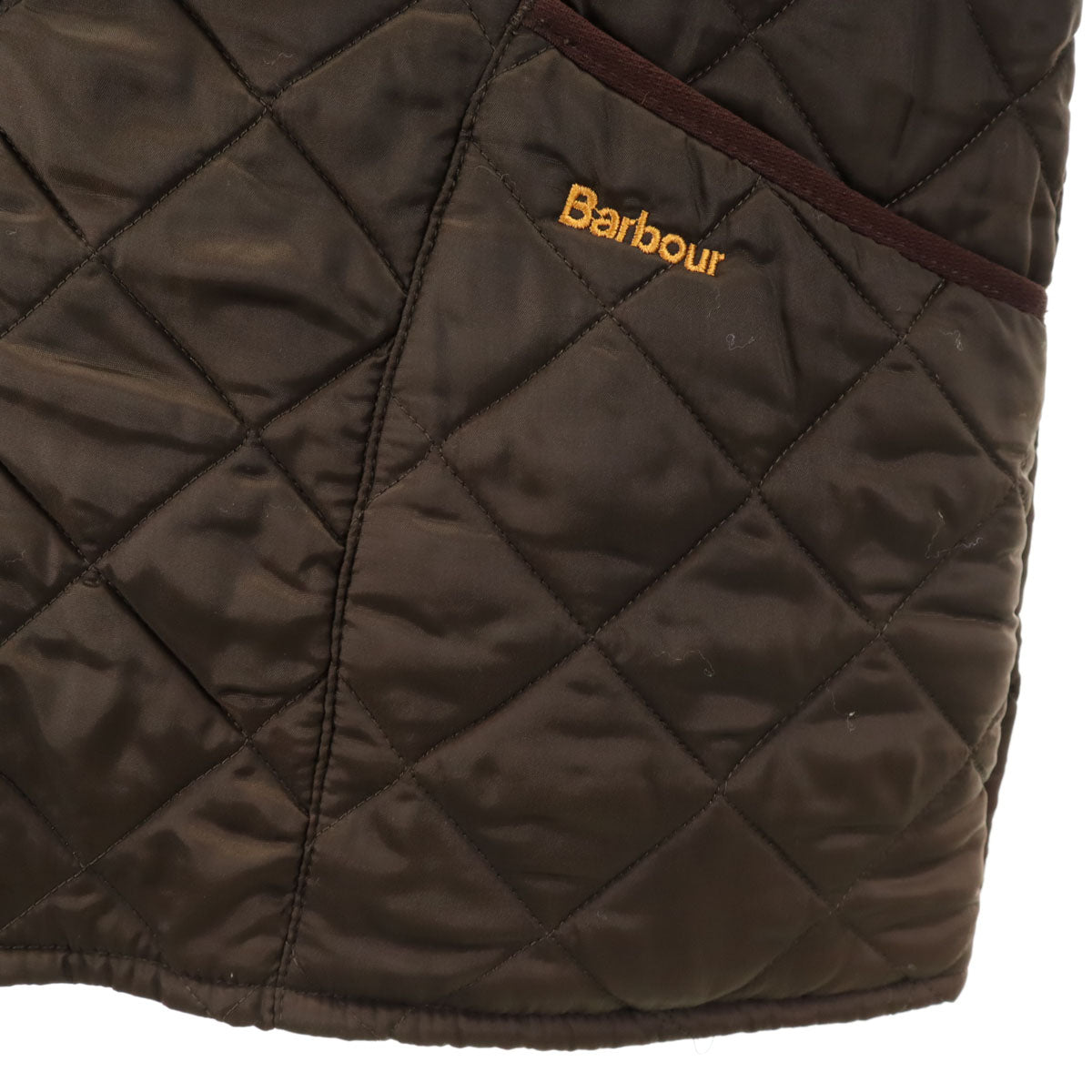 Barbour バブアー キルティングコート ブラウン メンズ