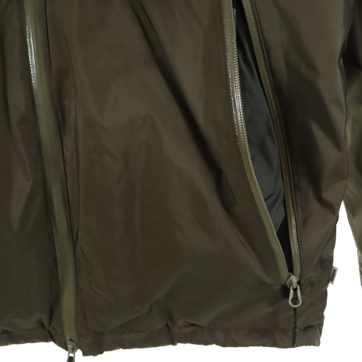 NANGA ナンガ 日本製 ダウンジャケット L オリーブ系 メンズ