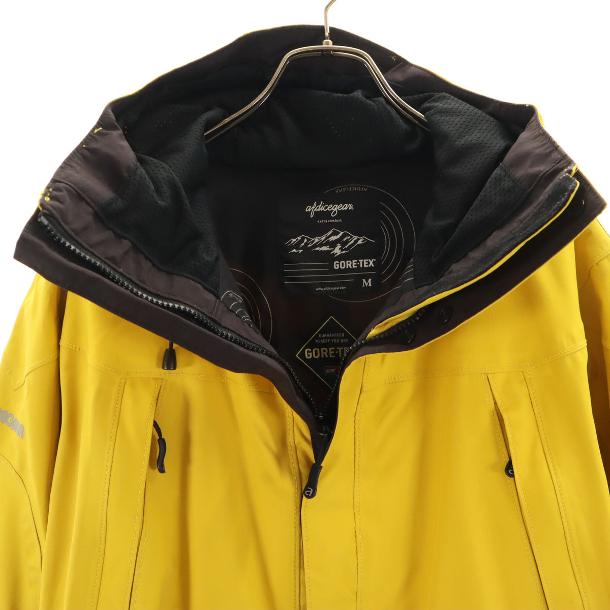 AFDICEGEAR エーエフディーアイスギア スキー ゴアテックス ジャケット M イエロー メンズ
