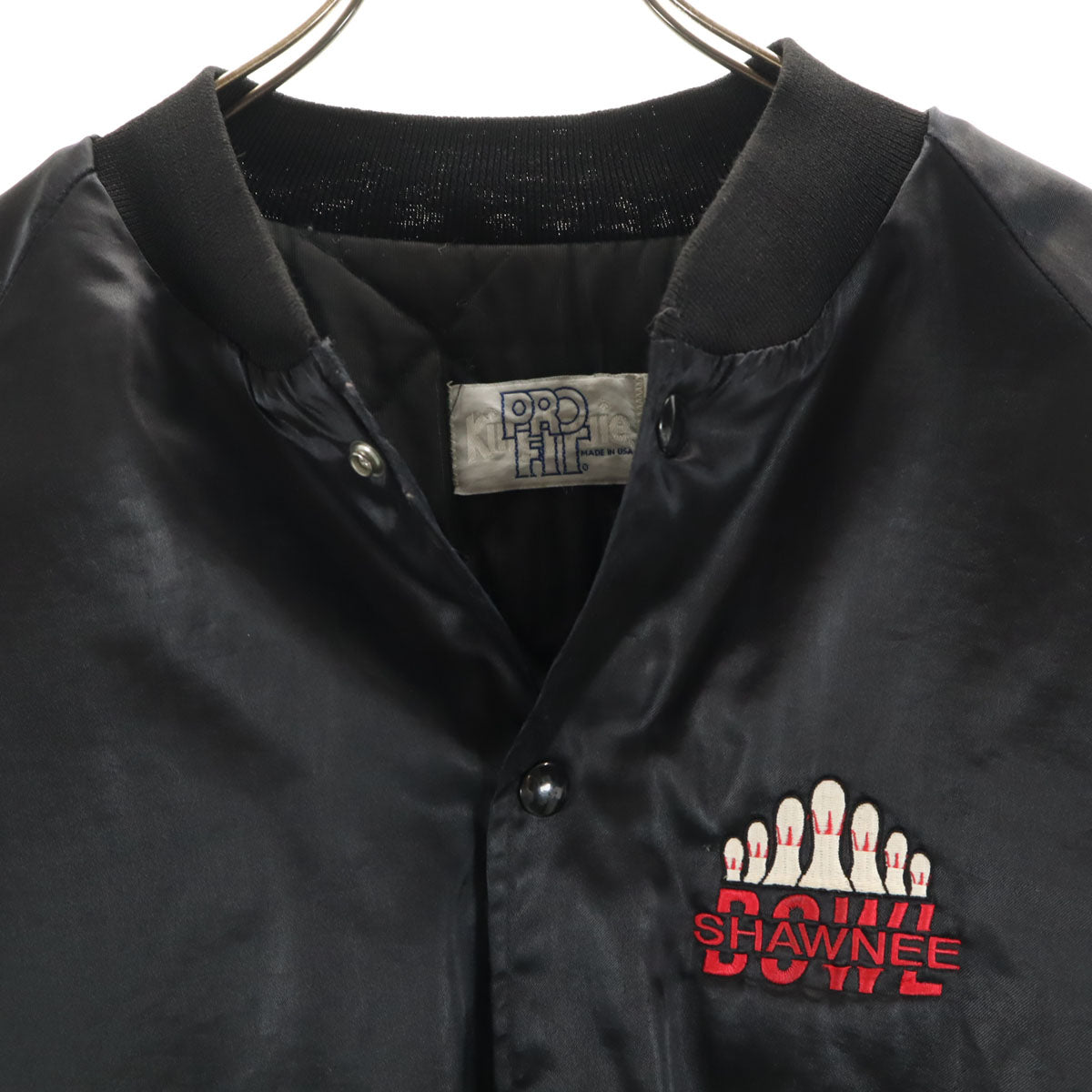 KING LOUIE キングルイ 80s 90s USA製 PRO FIT オールド スタジャン XL ブラック メンズ