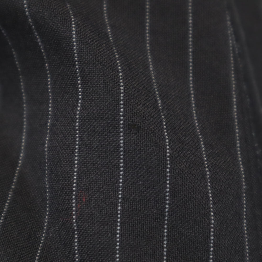 Polo by Ralph Lauren ポロバイラルフローレン スペイン製 ピンストライプ スーツ 上下 セットアップ 40 チャコールブラック メンズ