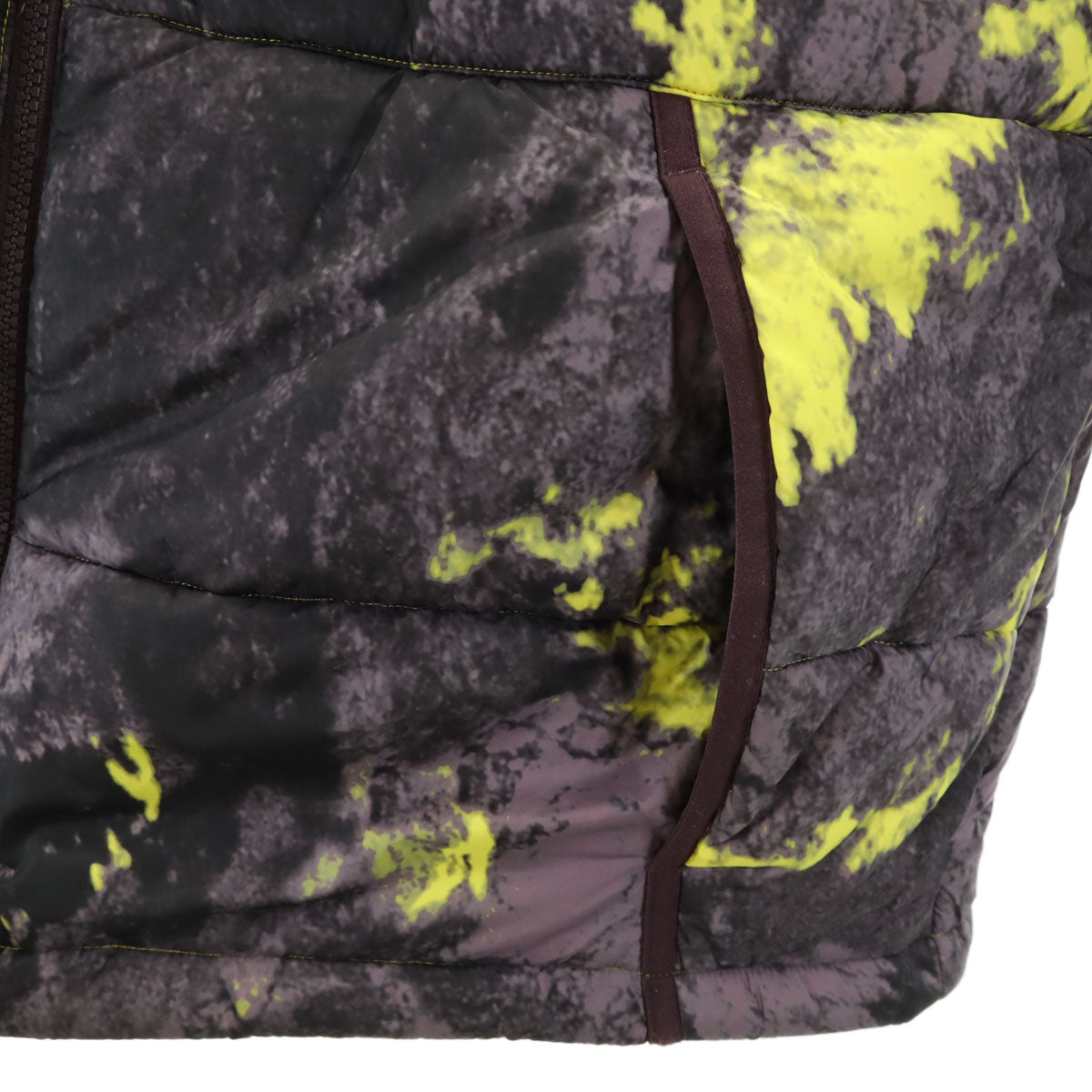 adidas アディダス 総柄 中綿ジャケット L パープル系 メンズ