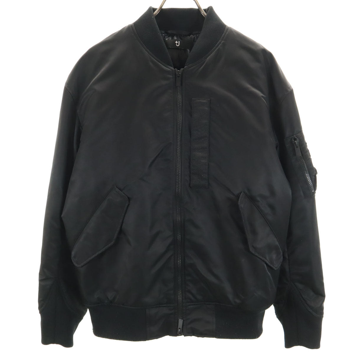 UNIQLO +J ユニクロ プラスジェイ MA-1 ハイブリッド オーバーサイズ ダウンジャケット M ブラック メンズ