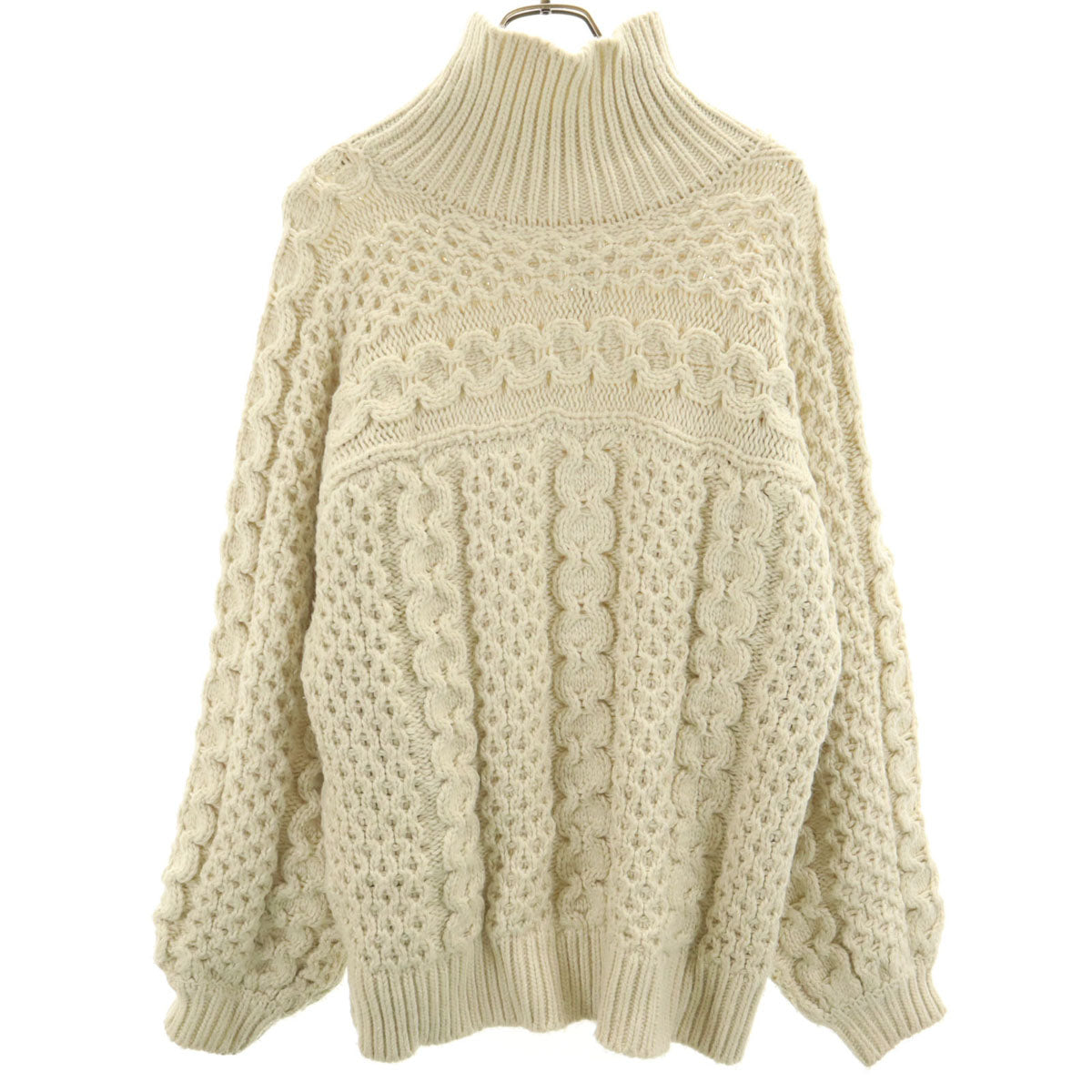 BROWN THEATRE PRODUCTS ブラウンシアタープロダクツ 長袖 ボトルネック セーター オフホワイト ニット メンズ