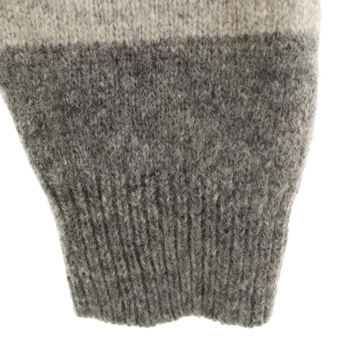 Carhartt カーハート ウールブレンド ボーダー柄 長袖 セーター L グレー メンズ