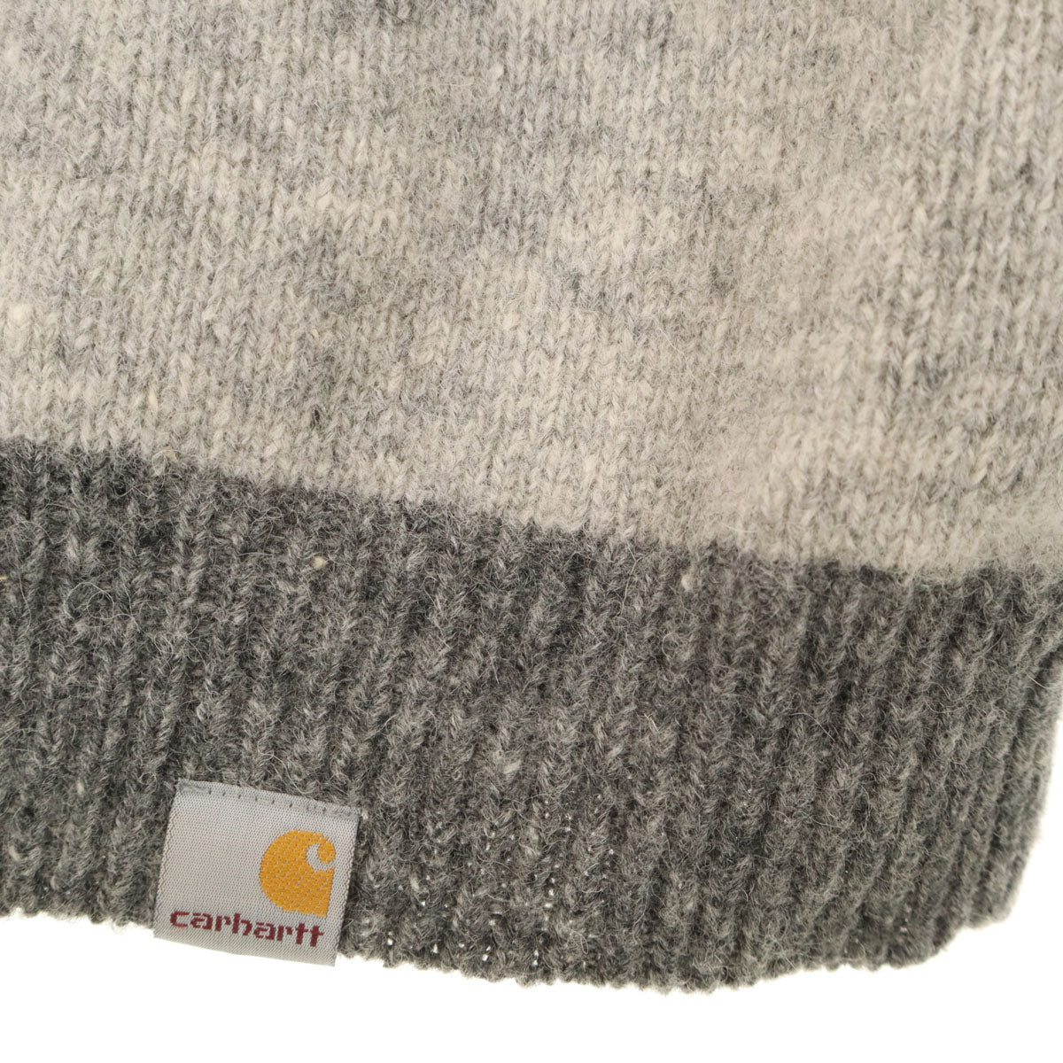 Carhartt カーハート ウールブレンド ボーダー柄 長袖 セーター L グレー メンズ