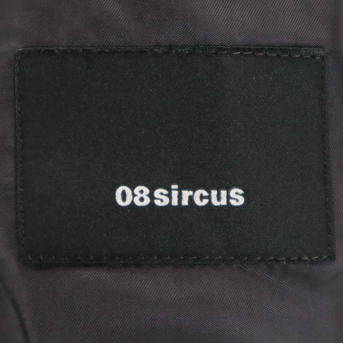 08sircus 08サーカス チェック柄 テーラードジャケット 2/48 グレー メンズ