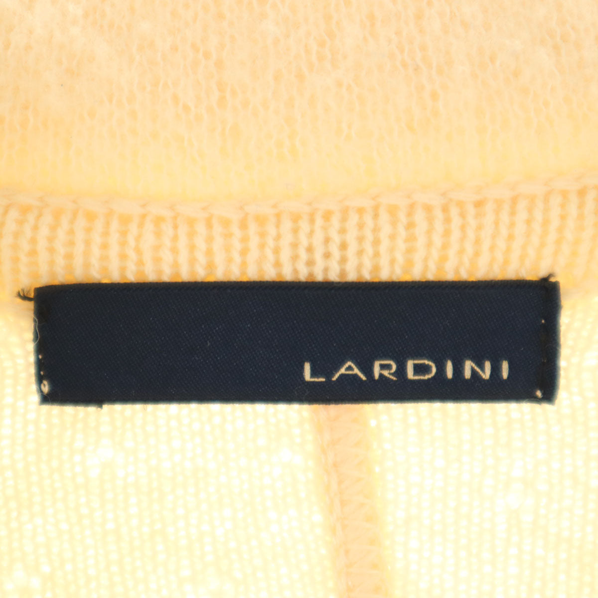 LARDINI ラルディーニ イタリア製 長袖 ニットカーディガン XS アイボリー メンズ