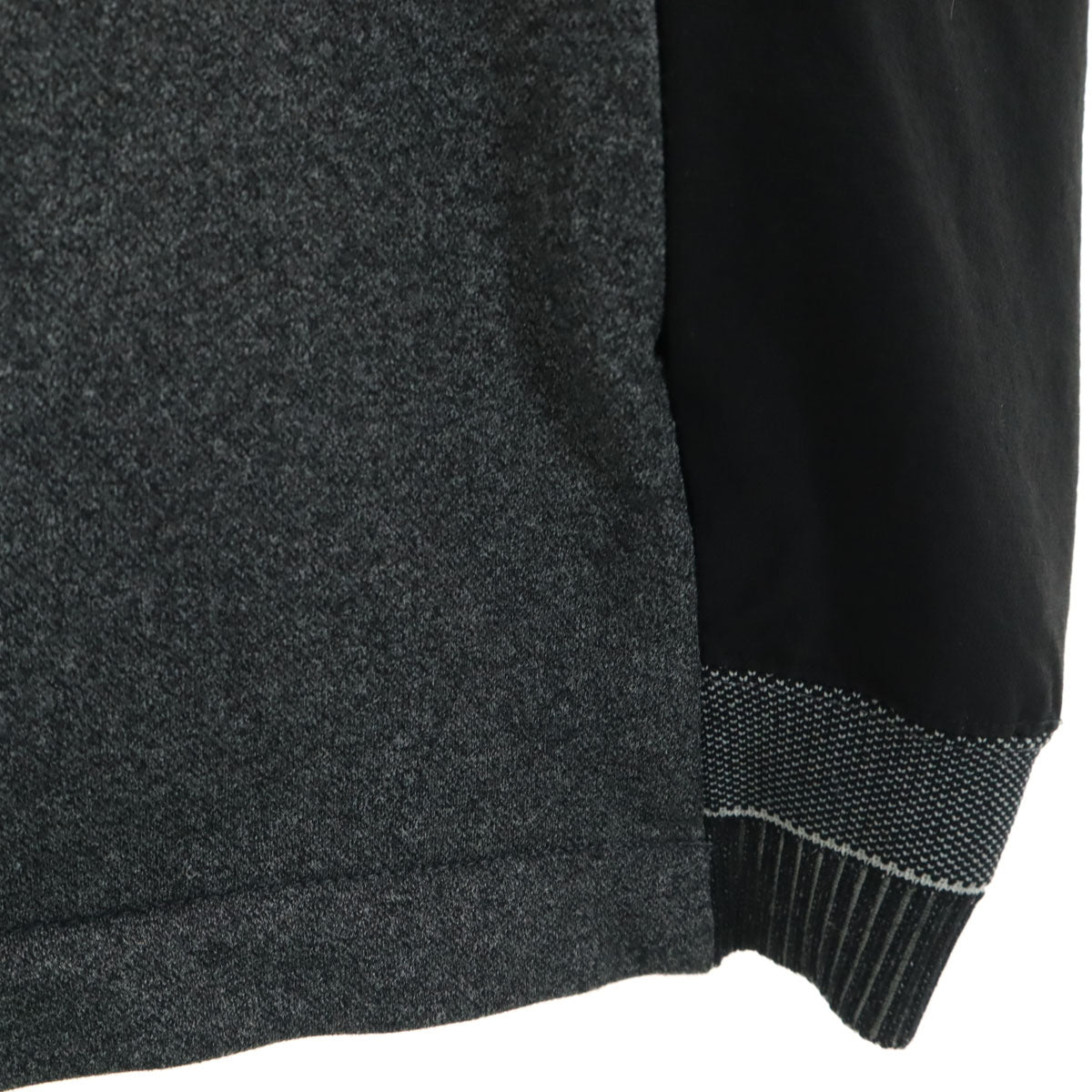 H.I.P. by SOLIDO エイチアイピーバイソリード 日本製 長袖 ストレッチ コンビネーション ジップパーカー 上下 セットアップ 4/3 グレー メンズ