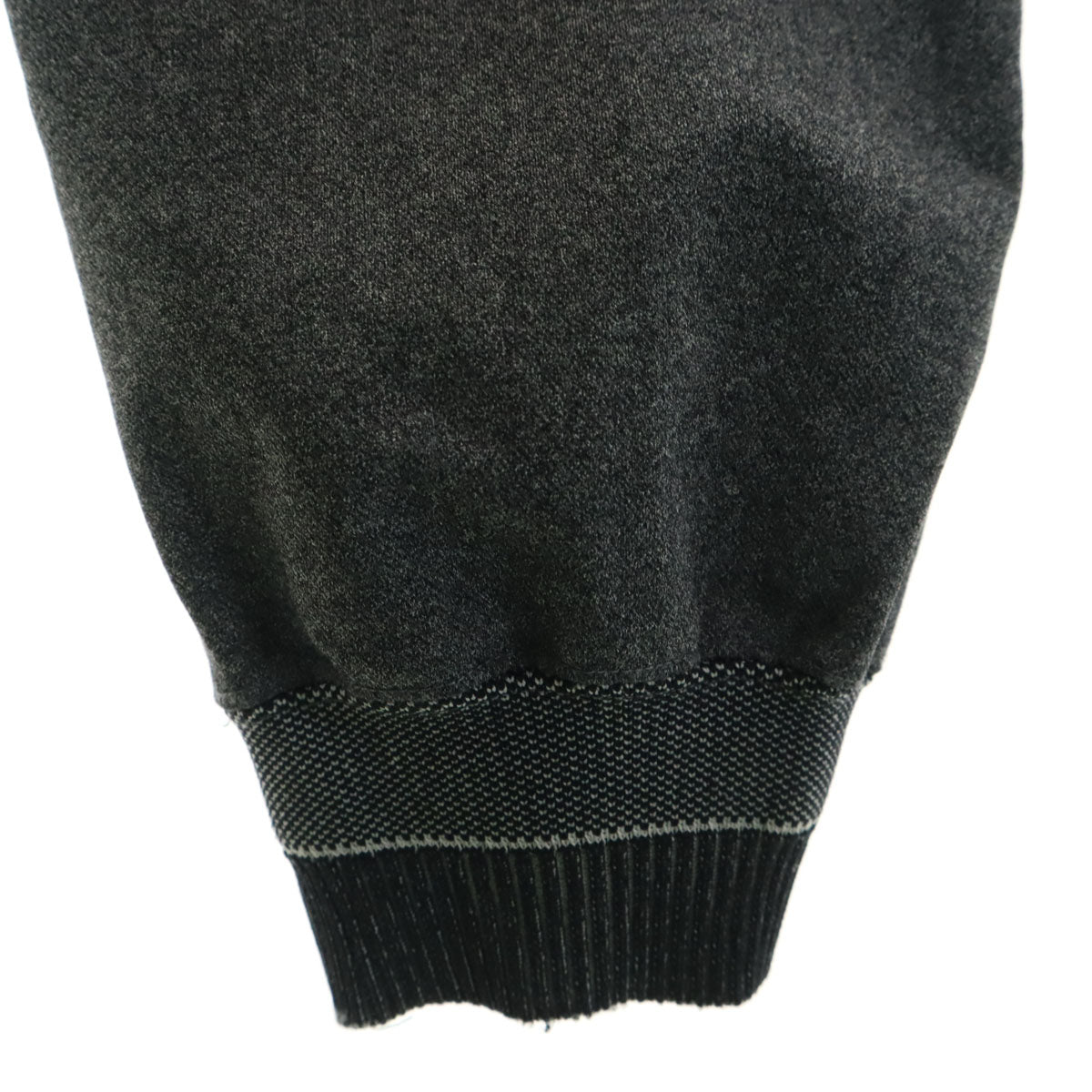 H.I.P. by SOLIDO エイチアイピーバイソリード 日本製 長袖 ストレッチ コンビネーション ジップパーカー 上下 セットアップ 4/3 グレー メンズ