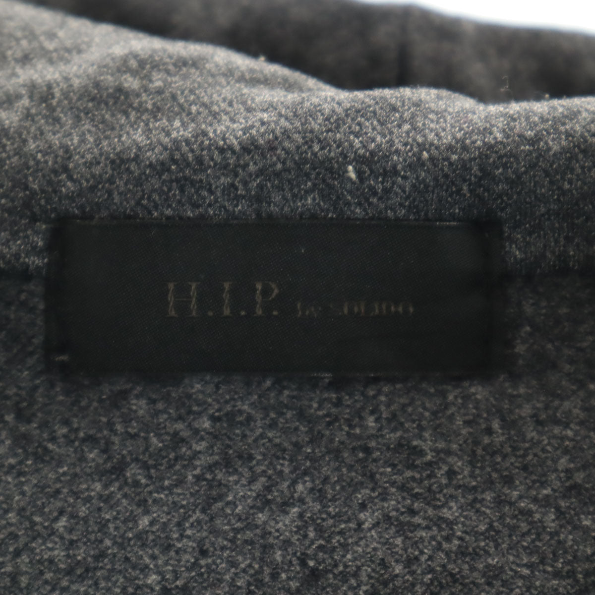 H.I.P. by SOLIDO エイチアイピーバイソリード 日本製 長袖 ストレッチ コンビネーション ジップパーカー 上下 セットアップ 4/3 グレー メンズ