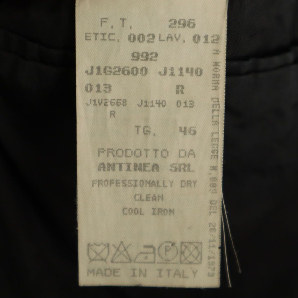 Emporio Armani エンポリオアルマーニ 90s イタリア製 オールド ストライプ柄 スーツ 上下 セットアップ 46 ブラック系 メンズ