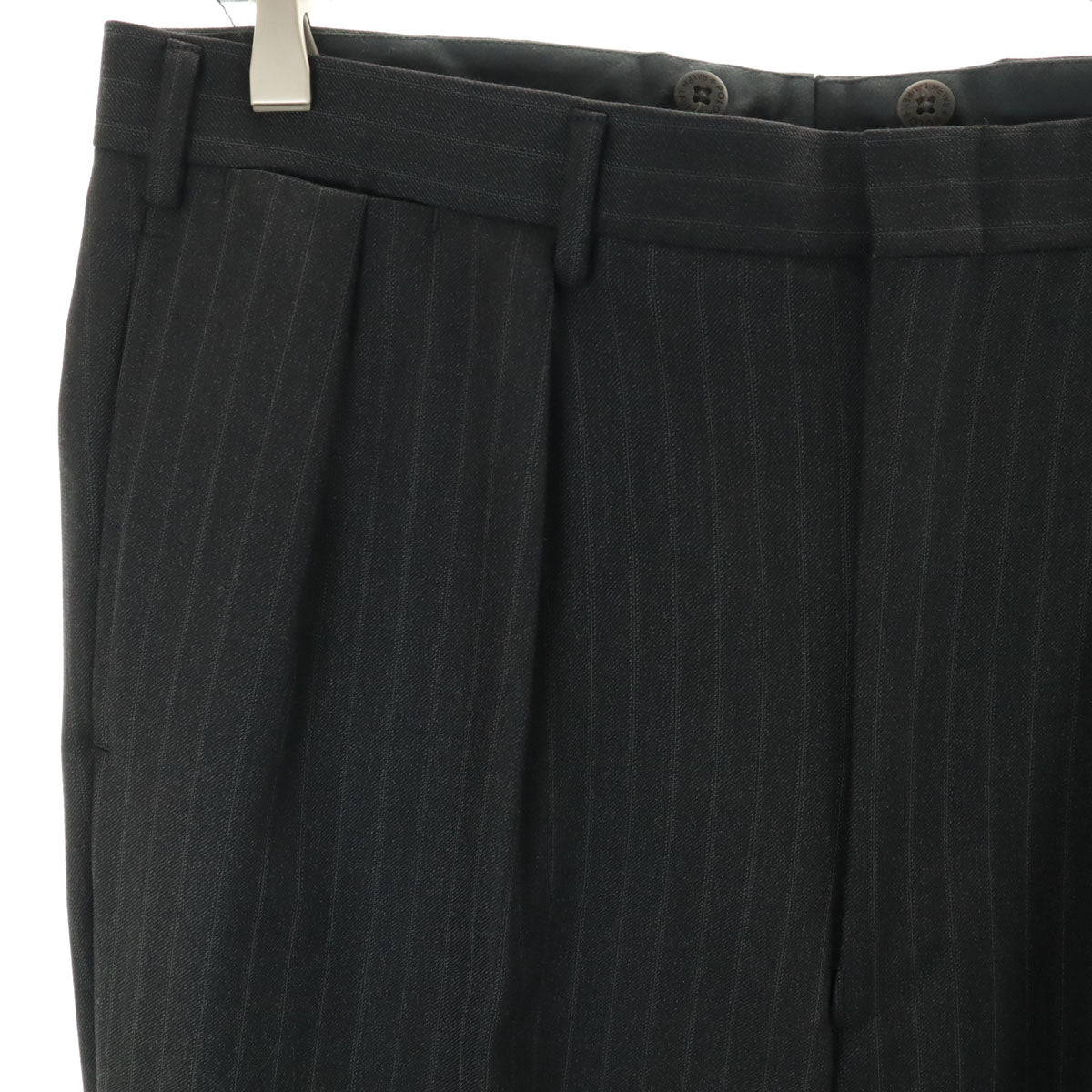 Polo by Ralph Lauren ポロバイラルフローレン 日本製 ストライプ柄 スーツ 上下 セットアップ B8 チャコール メンズ