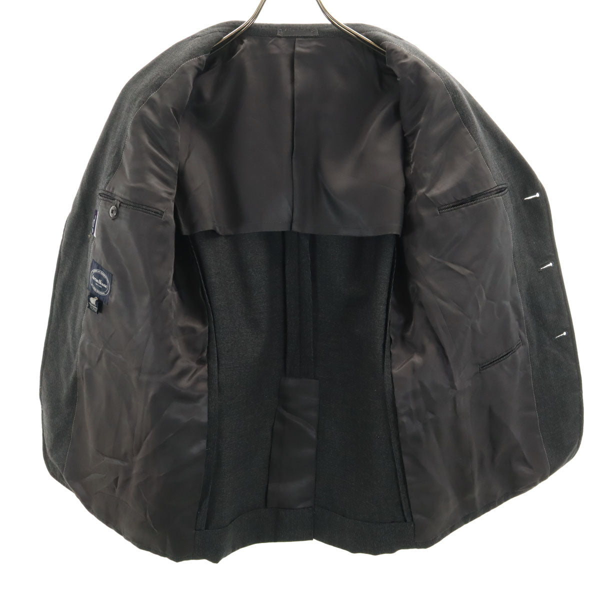 Arran house アランハウス スーツ 上下 セットアップ YA6 チャコールグレー メンズ