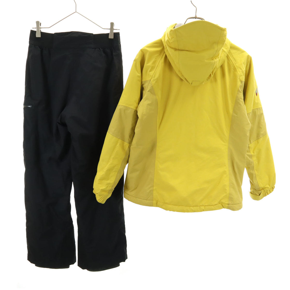 mont-bell モンベル スキー ウェア 上下 セットアップ S イエロー アソート レディース