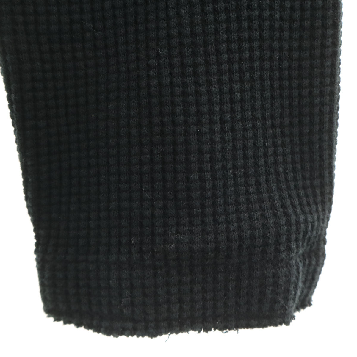 VADEL バデル 日本製 長袖 ジップアップ フーディー ニット 48 ブラック メンズ